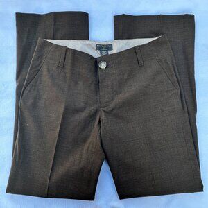 Vintage Y2K Banana Republic Low Rise Wool Blend Trousers Brown - 31" waist